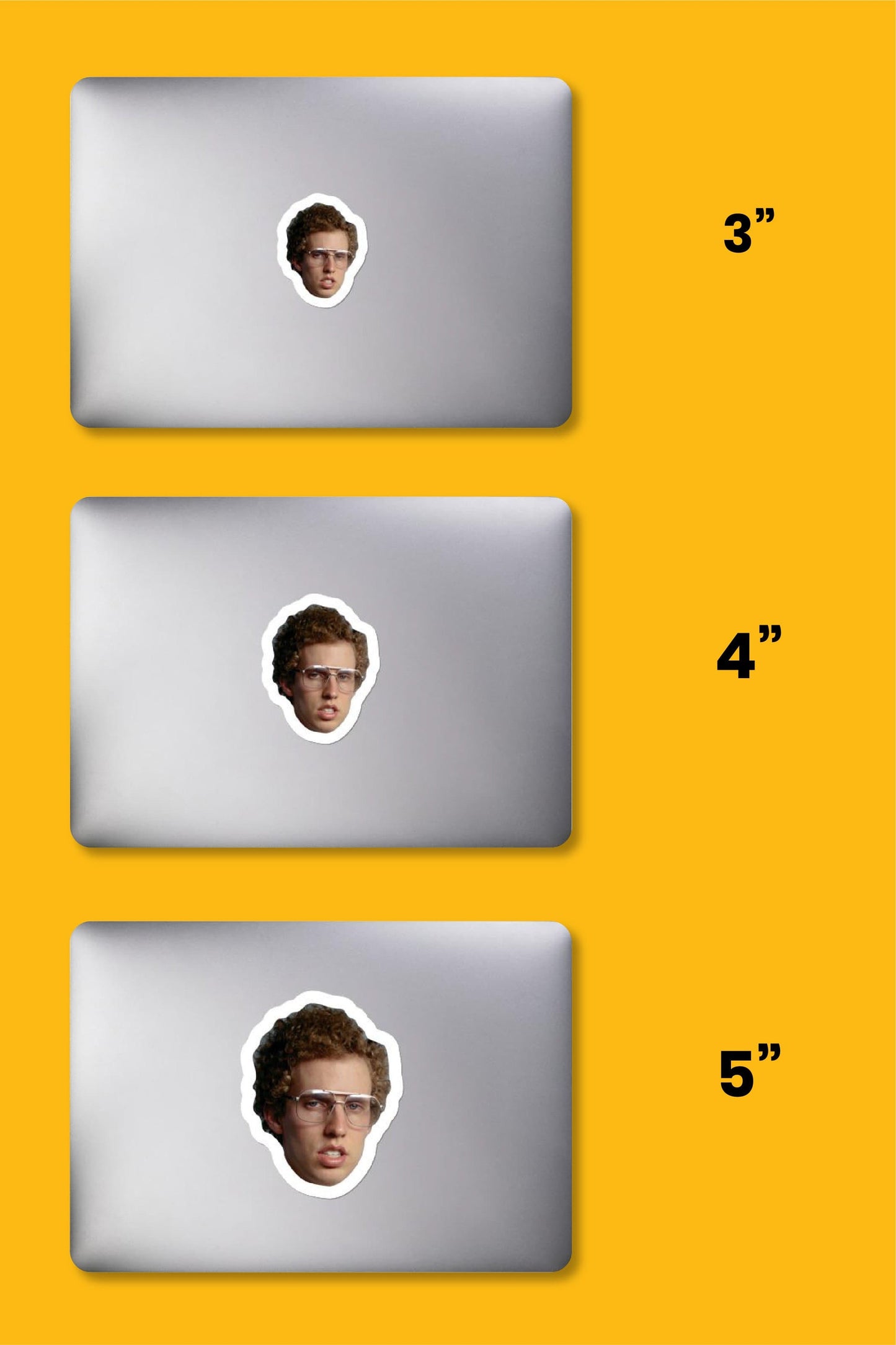 Napoleon Dynamite Face Sticker