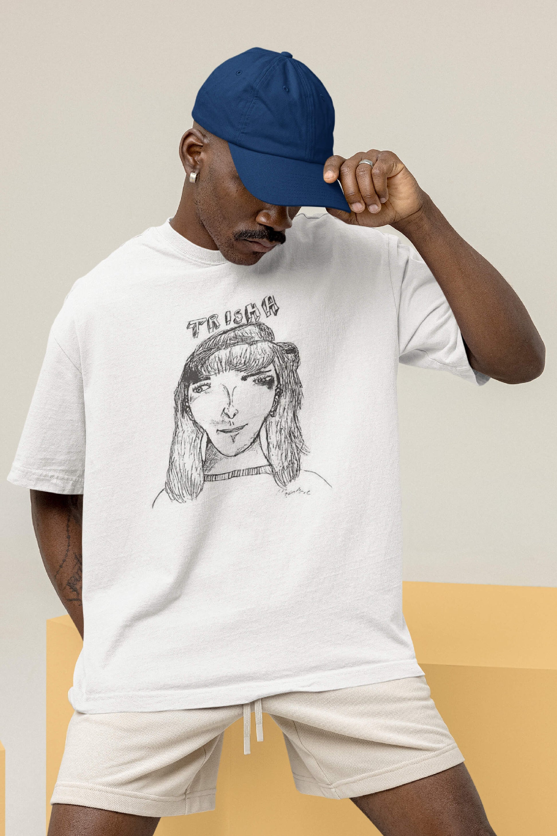 Trisha t-shirt napoleon dynamite male model dynamite duds