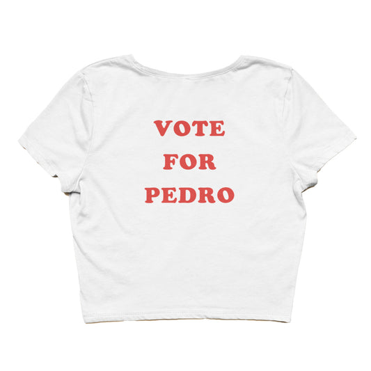 Vote For Pedro Crop Tee