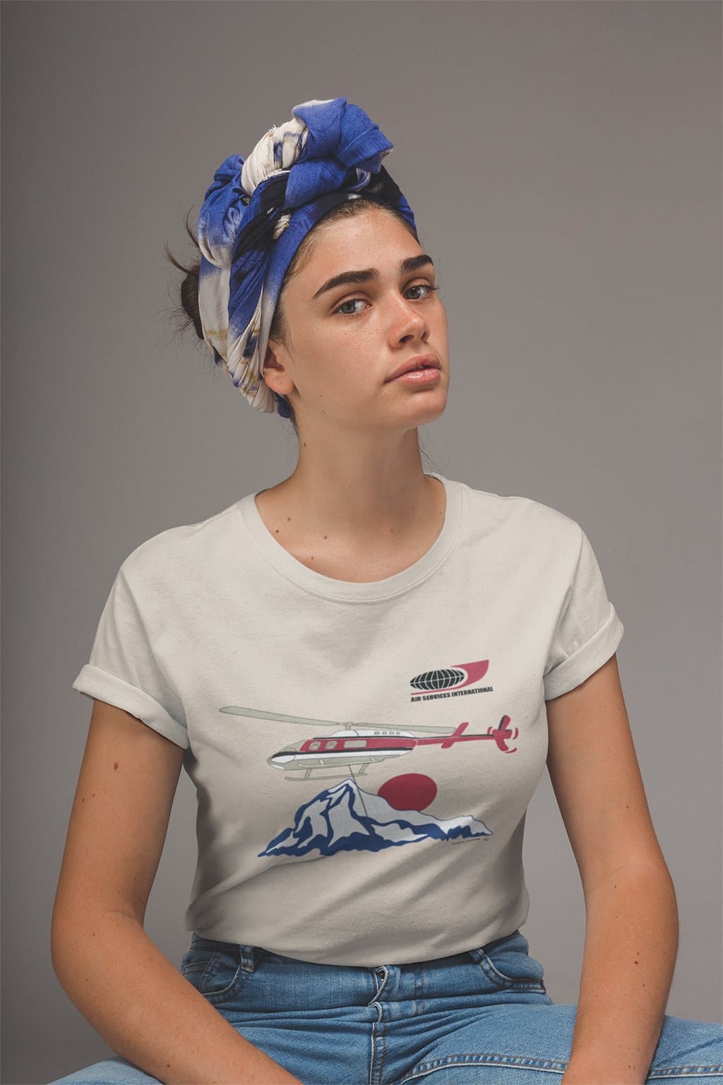 Dynamite Duds Napoleon Dynamite air services International helicopter t-shirt woman