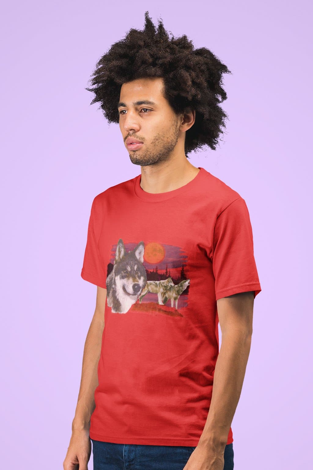 Dynamite Duds Napoleon Dynamite Wolfpack wolf t-shirt man