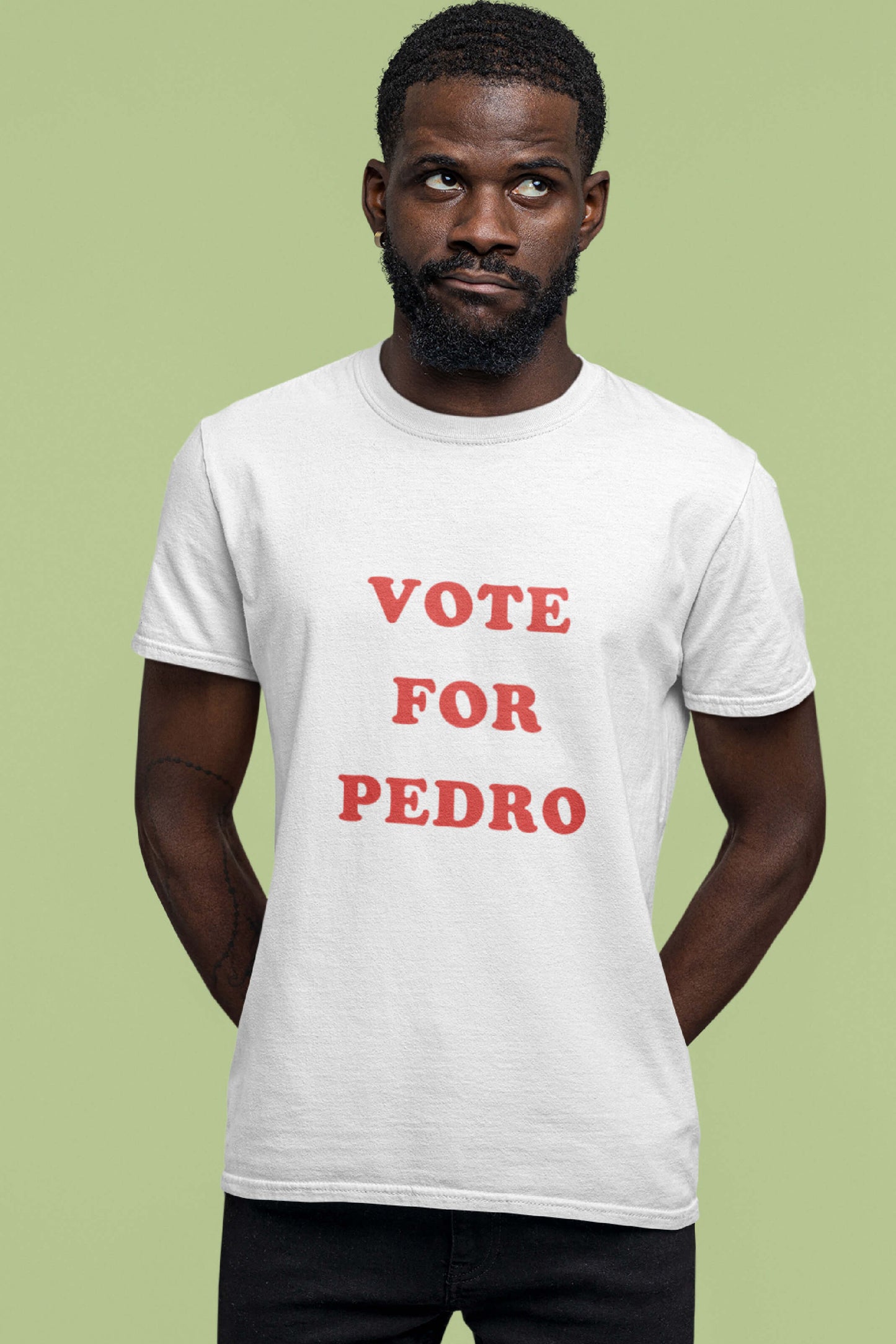 Dynamite Duds Napoleon Dynamite vote for pedro t-shirt male